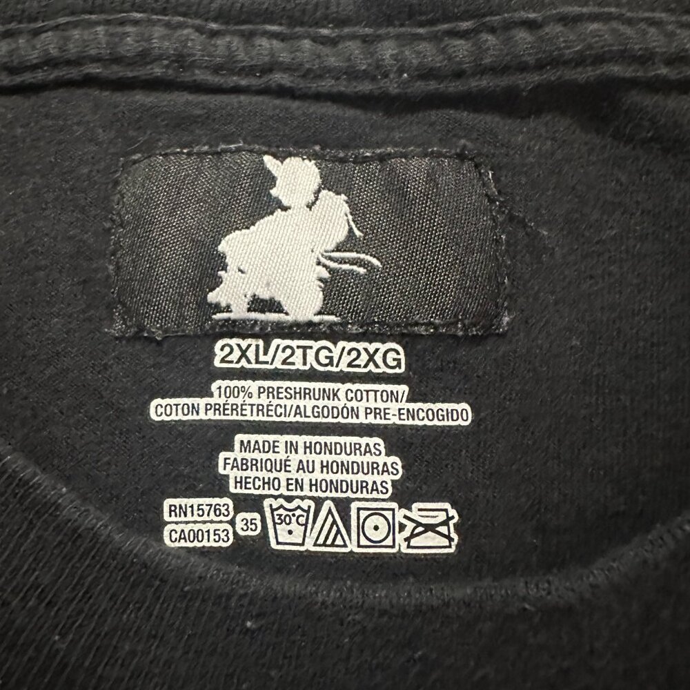 Monday Night Nitro Wrestling Men's Black T Shirt Size 2XL Off the Rope - Picture 3 of 4